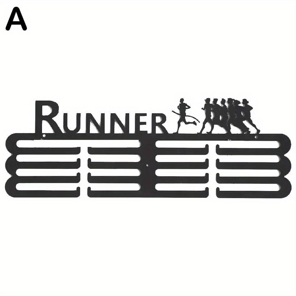 Elegant Metal Medal Display Shelf 9 Wall Hanging Options for Home Office Race Mementos Decor Gift