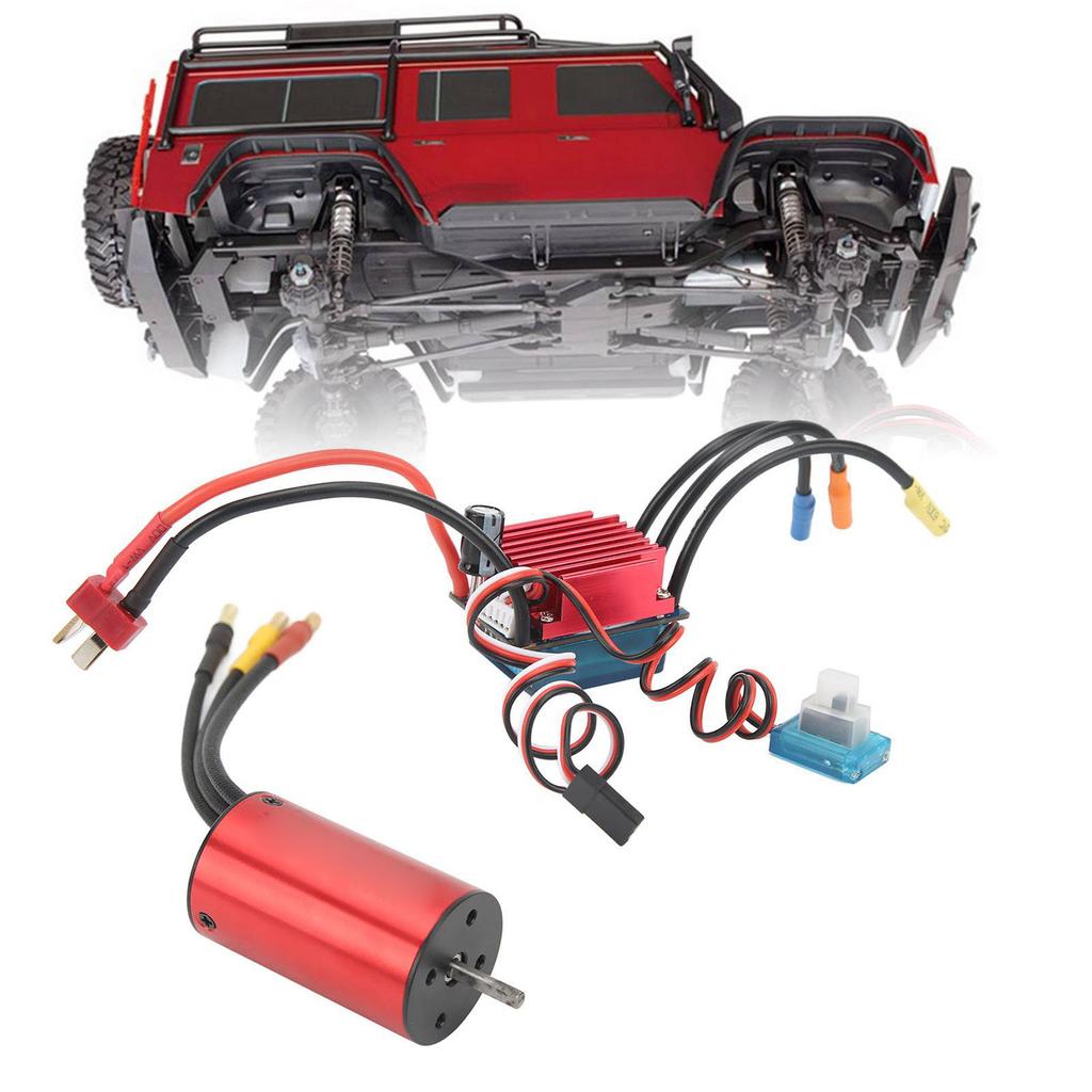 2845 2800KV Waterproof Brushless Motor and ESC Set CNC Machining Multiple Protection Brushless Motor with 35A ESC Kit