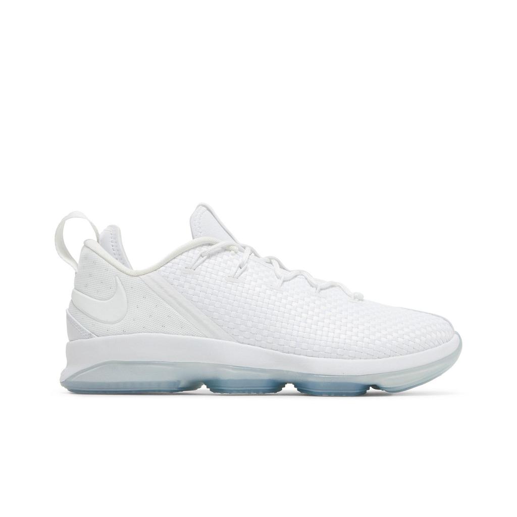 Nike LeBron 14 Low 'Ice' (Unisex) White / White / Ice Basketball Shoes 878636 101