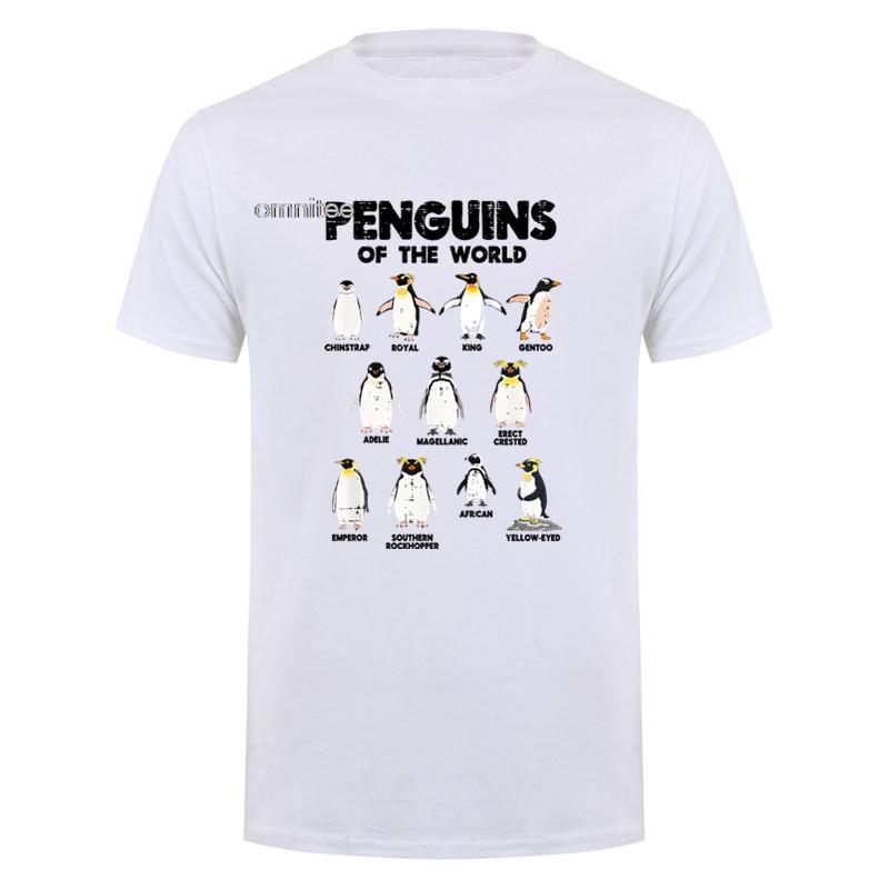 Pinguin Pinguine Tiere der Welt Pinguin-Liebhaber T-Shirt Sommer Lustiges Unisex-T-Shirt Unisex-Kleidung HJ020