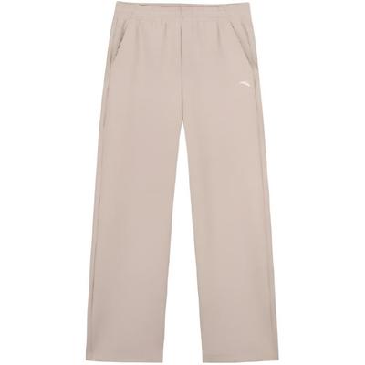 Casual Simple Solid Color Comfortable Loose Versatile Breathable Straight Leg Knitted Sports Pants Women Bottoms 962537301-2