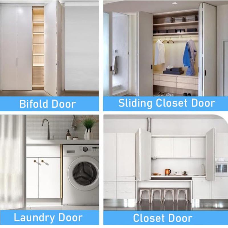 Falttürbeschläge, einfache Installation, Türscharnierzubehör, Falttürbeschläge, Reparatur-Tool-Kit