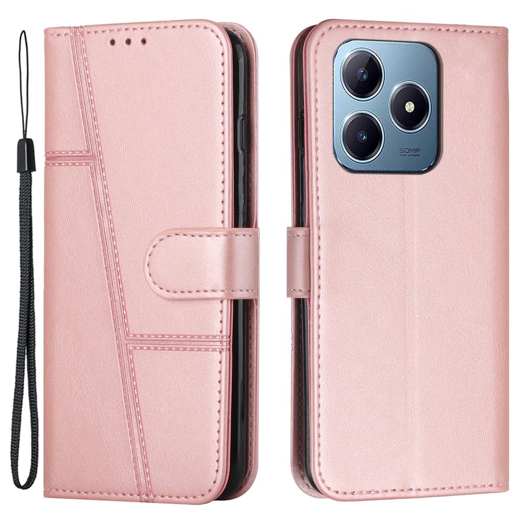 For Realme Note 60x 4G/C63 4G/C61 4G/Note 60 Case Wallet PU Leather Phone Stand Cover