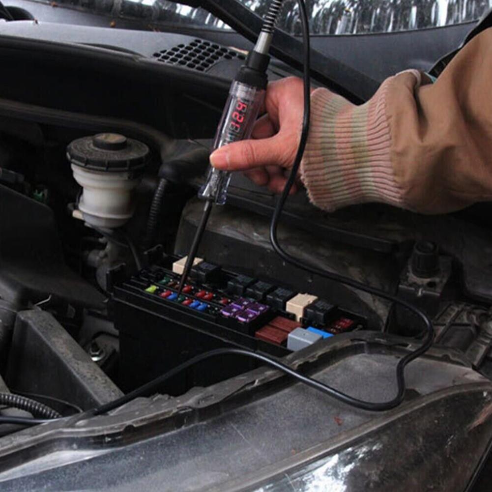 6V 12V 24V Auto Auto Elektrický Obvod Zkoušečka Napětí LED Světlo Testovací Sonda Pero