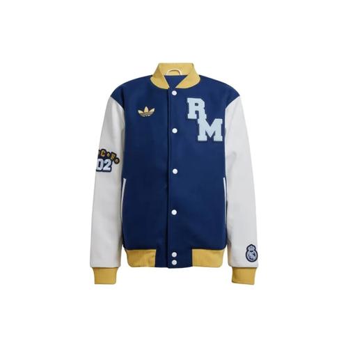 Adidas Originals Real Madrid 2025 VRCT Jackets JF2589 Unisex Marine Blue XS синий