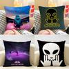 Rapper JJuL Cest Pas Des Lol Cushion Cover Natural Linen Organic Fabric DoubleSided Printing Room Sofa Decor Pillow Case