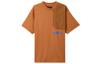 T Shirts Men's Brown Crew Neck Moderate Straight Fit DM3216-220