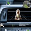 2D flat buddha car vent clip decorative diffuser (fragrance not included), car interior decoration, aromatherapy clip, ideal for holiday gifts
