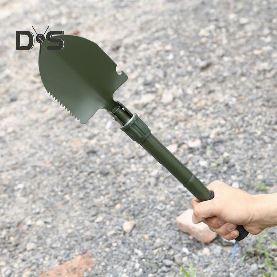 Klappspaten, multifunktionale Militärschaufel mit Aufbewahrungstasche, Outdoor-Überlebensschaufel, taktische Schaufel zum Wandern, Camping und Gartengebrauch