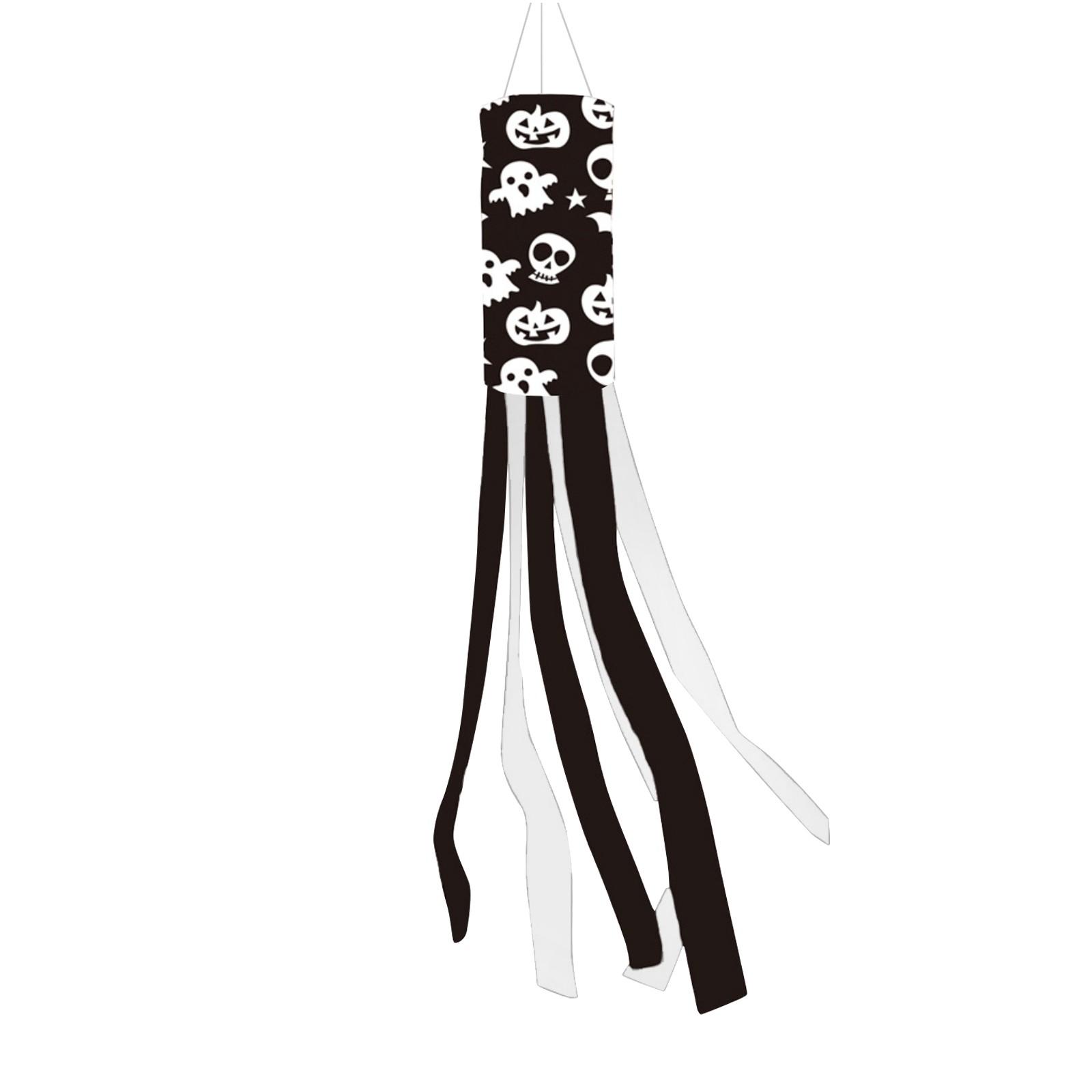 

Halloween Wind Tube Flag, FunnyGhost Wind Tube Flag, Outdoor Courtyard Decoration Halloween Flag One Size