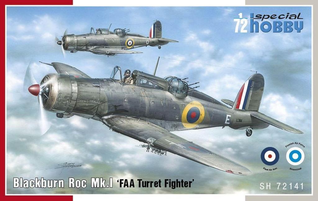Special Hobby British Blackburn Rock Swivel Gun Fighter Plastic Model SH72141 1/72 Mk.I (Airplane)