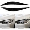 NVCNX Headlight Eyebrow Eye Lid Protection Decoration for BMW 4 Series F32 F33 F36 Car Headlamp Eyelid Strip Glossy Black Exterior Accessories for M3