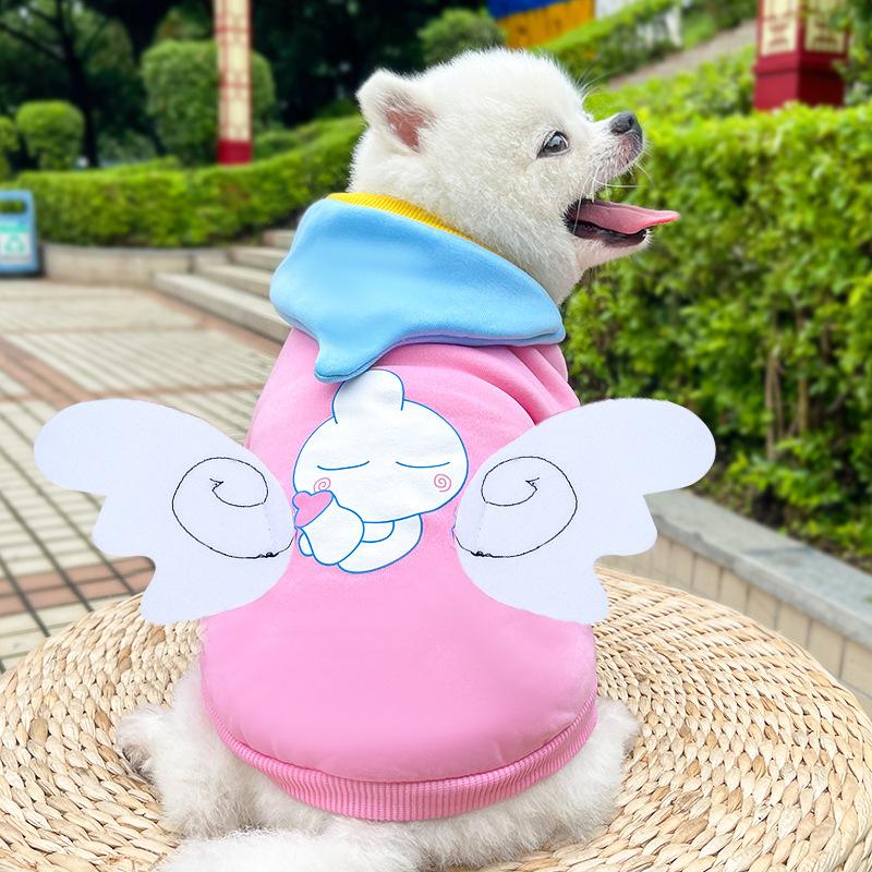 Bottle Wings Transformation Pack Dog Clothes Cat Pet Clothing Supplies New Fleece Sweater Warm Medium Dogs