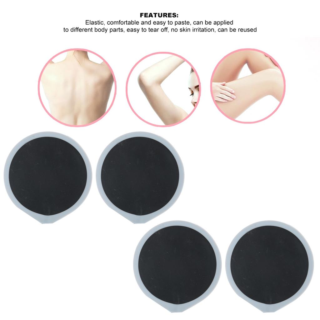 2 Pairs 85mm Diameter Electrode Pads for Electric Tens Slimming Massage Therapy Machine