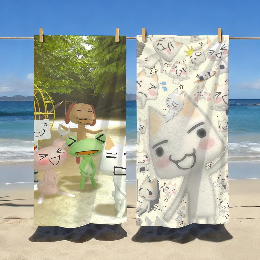 Toro Inoue Cute Cartoon Towel Soft Pool Gift For Travel Gym Shower Camping Quick Dry Sports Large Beach Towels