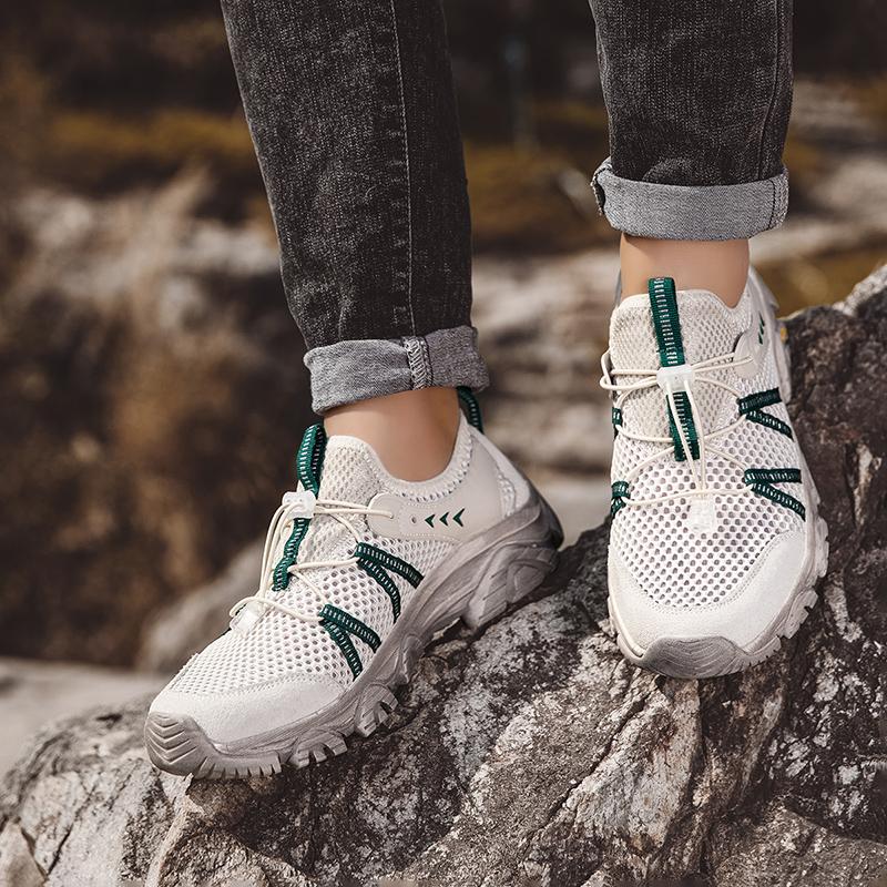 Men's & Women's Hiking Shoes Breathable Casual Sneakers Hole Shoes Outdoor Casual Sandals Summer