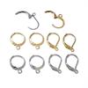 30 Stück Kein Ausbleichen Edelstahl Französische Hebel Ohrhaken Clips 14x12mm 15x10mm DIY Ohrdraht Ohrringe Schmuckzubehör Zubehör
