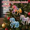 2D Acrylic Horse Year Hanging Ornament 2026 Lunar New Year Decor  For Christmas Tree Window Door & Wall Lightweight Shiny Decor