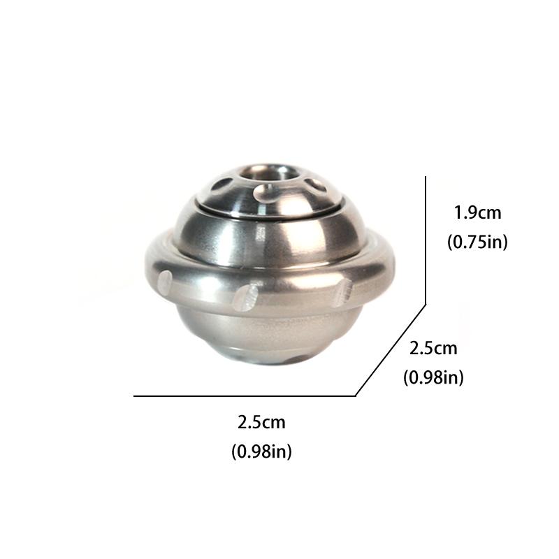 UFO Shape Knife Drop Fingertip Gyro Pendant Adult Fidget Toy Paracord Rope Decompression Toys Edc Stainless Steel Accessory