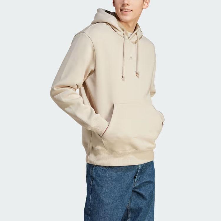 Adidas All Szn Fleece Hoodie Wonder Beige Men Streetwear IJ6887