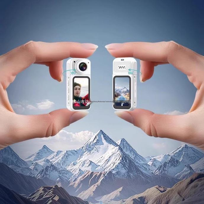 4K HD Motorcycle Helmet Camera: 360° Panoramic Chest & Dash Cam for Vlogging