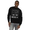 Disney Mens Cars Jackson Storm Blueprint Sweatshirt