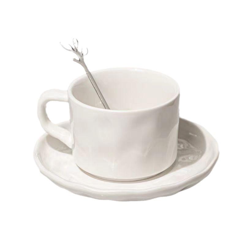 Light Luxury Coffee Cup, High-End Exquisite Afternoon Tea Tea Set, High-End Ceramic Women'S High-Value Cup And Saucer Set