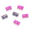2Pcs Dustproof Mouse Micro Switch 3Pin Gold Contactor 150 Millions Click Life 0.74/0.65N Micro Button