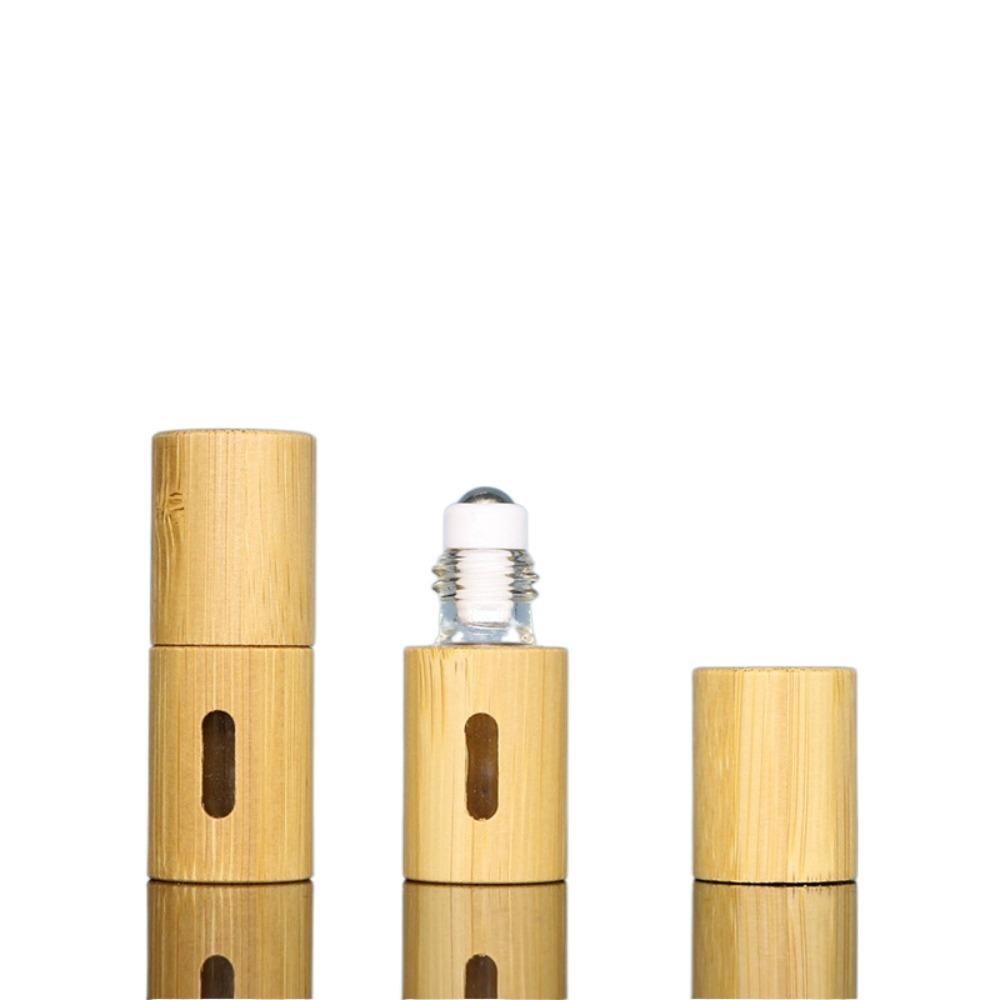 

Міні бамбукові флакони рол-он 3 мл/5 мл/10 мл/15 мл Флакони багаторазового використання для ефірних олій, парфумів, зразків 3ml