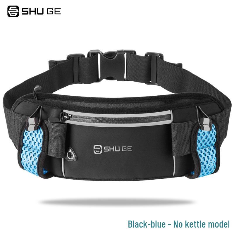 Unisex Sports Waist Bag with Dual Water Bottle Holders for Running, Hiking, and Outdoor Adventures