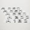 3D ABS Car Letters Logo A180 A220 A260 Badge Rear Trunk Emblem For Mercedes Benz A Class A180 A200 A220 A260 W177 Tail Marking