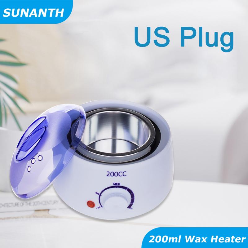200ML Wax Heater For Hair Removal Hands Feet Depilatory Wax Melting Machine Warmer Dipping Pot Kit / 200g Hard Wax Beans