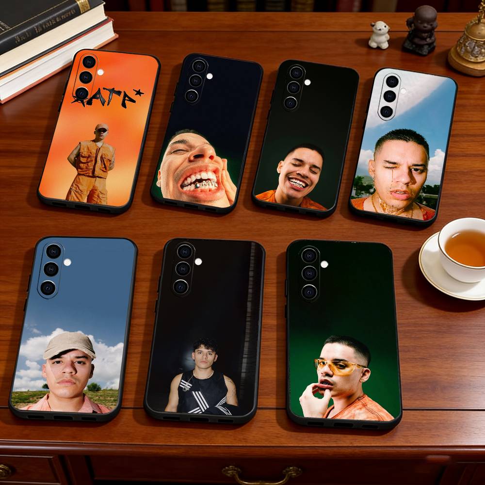 Rappare Nsqk Mobilskal För Samsung Galaxy A73,A72,A71,A70,A53,A52,A51,Andra Mjukt Svart Skydd