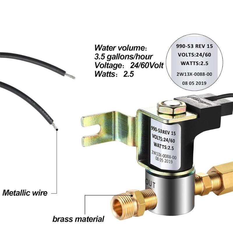 Humidifiers Solenoid Controller Replacement 24V 3.5 GPH Metal Solenoid Controller For Humidifiers 1040 1042 1137