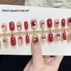 Polka Dots False Nails 30 Pcs/Set Extended Nail Extensions Cute Fake Nail Tips  Nail Art DIY