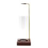 GOLD STONE Hanging Glass Incense Holder Modern Japanese Draft Shield Ash Catcher Stand for 20cm Sticks Home Decor 26.5cm