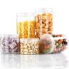 Transparent 85ml Plastic Bottle with Lid - Moisture-Proof Storage Jar for Honey, Tea, Biscuits, Candy, and More