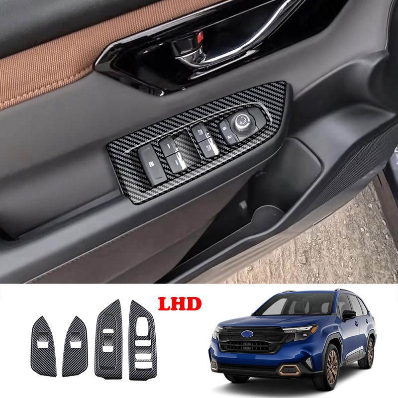 L/RHD For Subaru Forester 2024 2025 2026 center control gear shift front water cup holder trument window rise readlamp cover