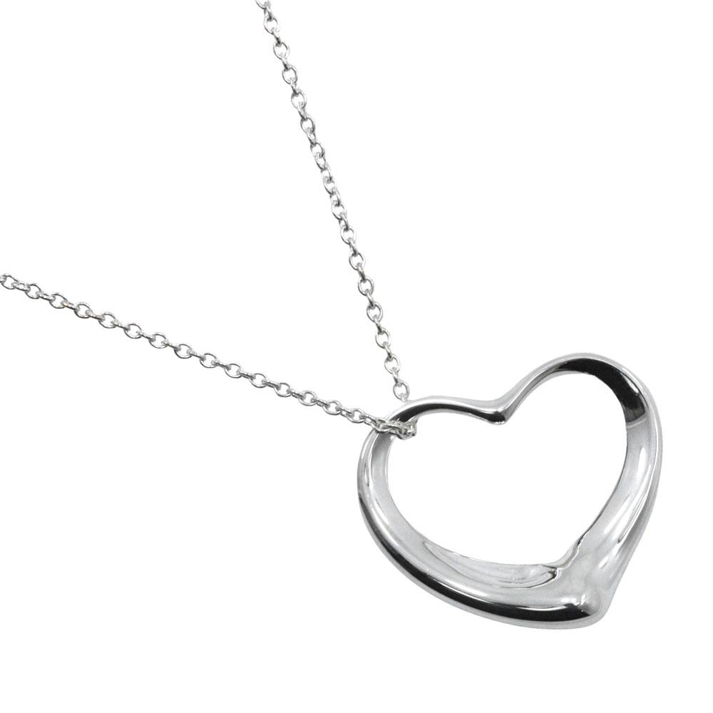 

TIFFANY&Co. Кольє Відкрите серце Elsa Peretti Срібло925 серце 8.2г Жіноче Вживане