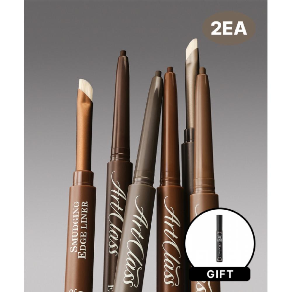 Too Cool For School [2ea] Art Class Smudging Edge Liner  + Magical Mascara 