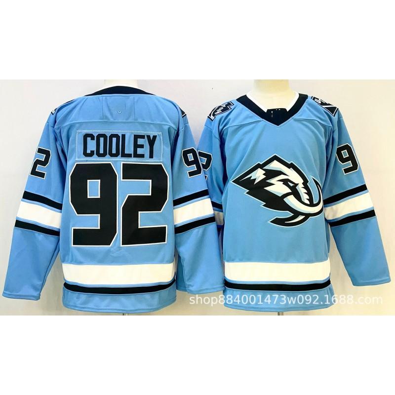 Vintage Utah Hockey Jersey 9 Embroidered Ice Practice Shirt Mens Cotton Blend Retro Team Uniform