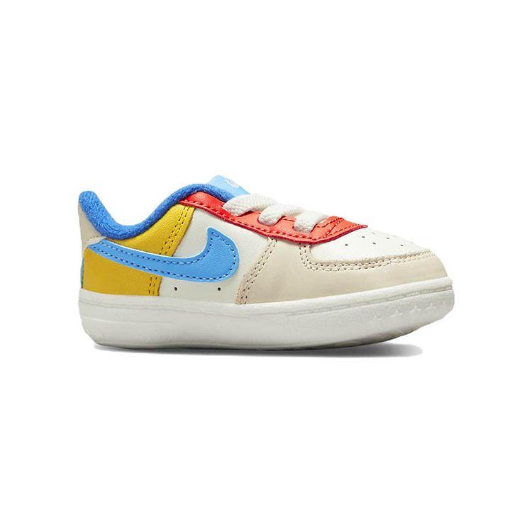 Nike Force 1 CB Sail Game Royal Baby Sneakers White Rush-Orange University-Blue DM1018-100