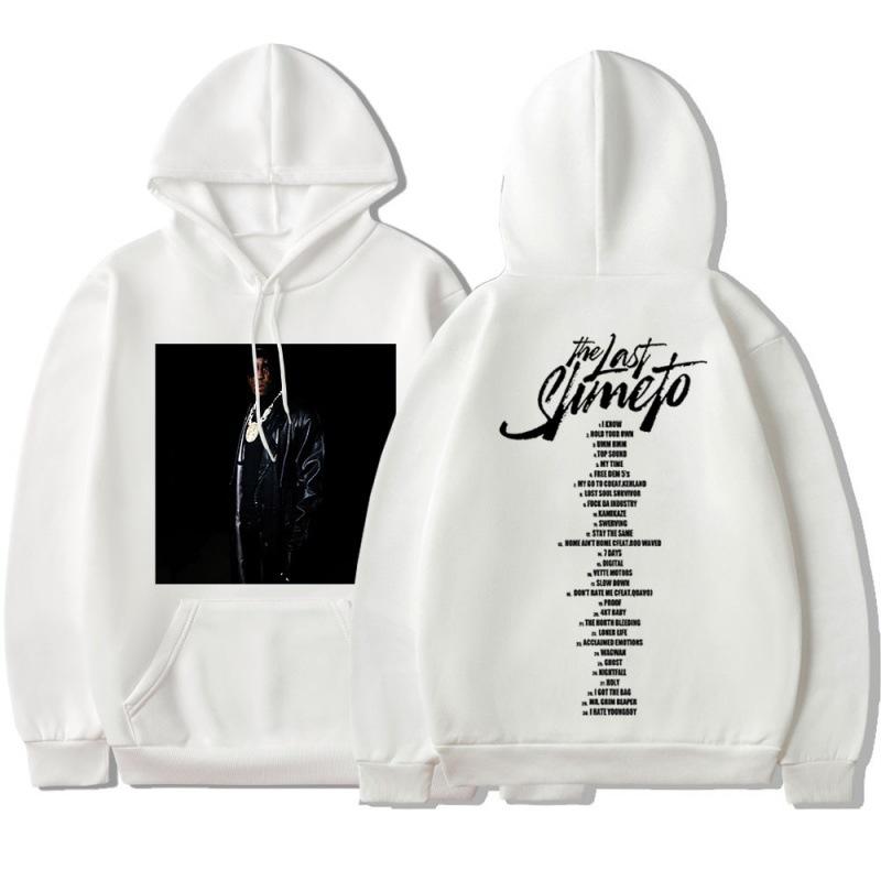 Толстовка с капюшоном от рэпера YoungBoy Never Broke Again M белый