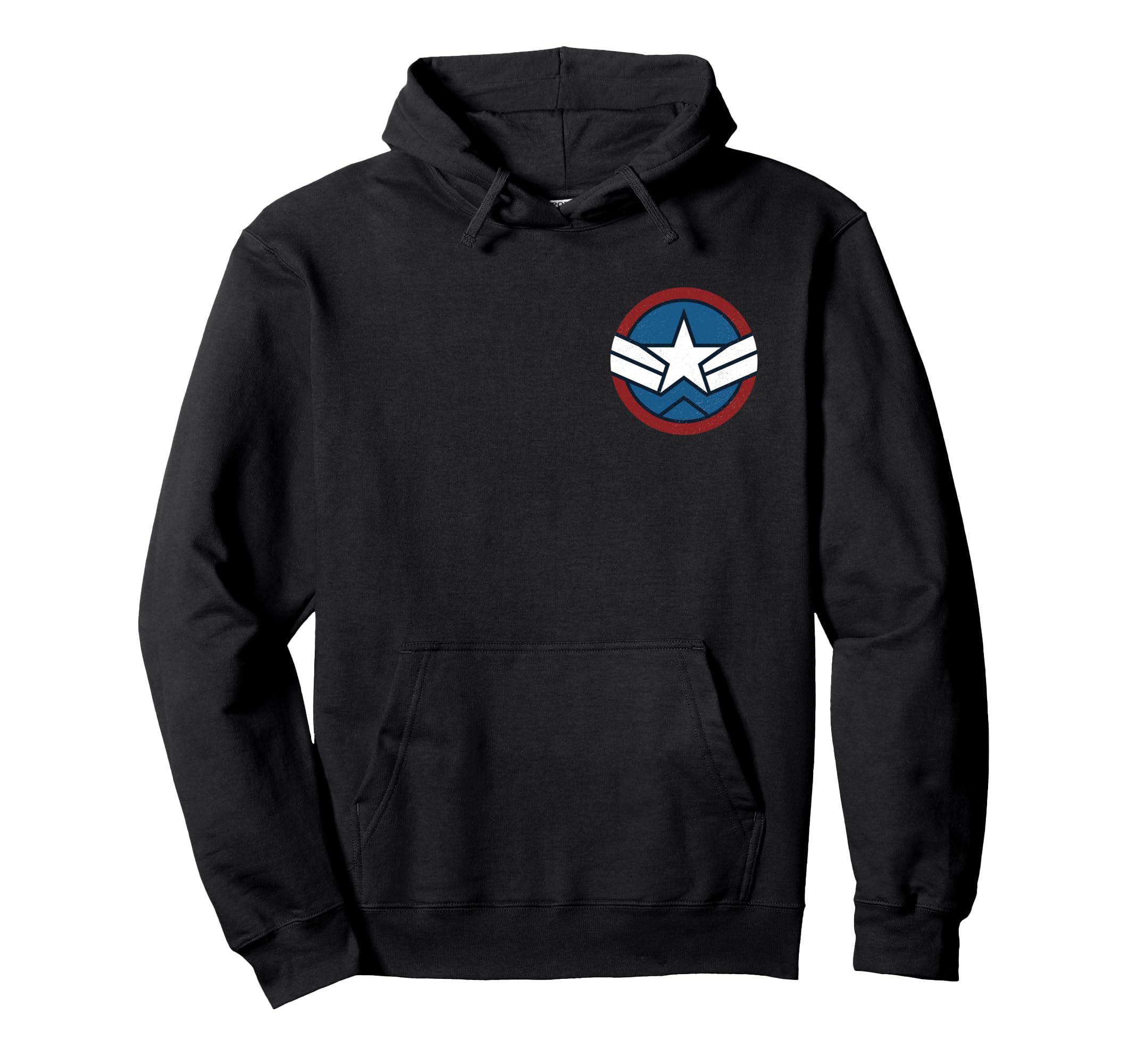 

Marvel Captain America: Brave New World Shield Distressed Star Icon Hoodie