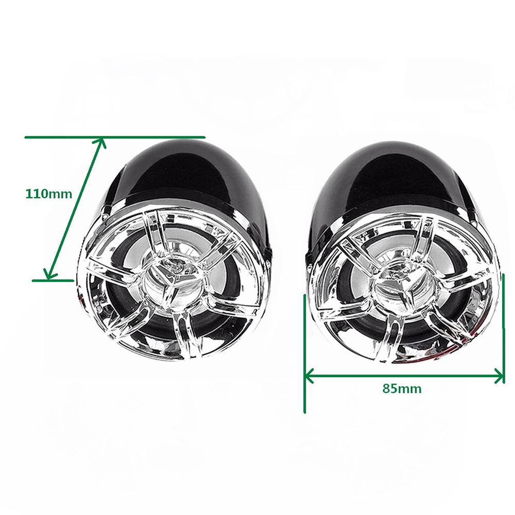 HY-008 Bluetooth-compatible Motorcycle Stereo Speaker System Handsfree TF AUX FM Radio USB