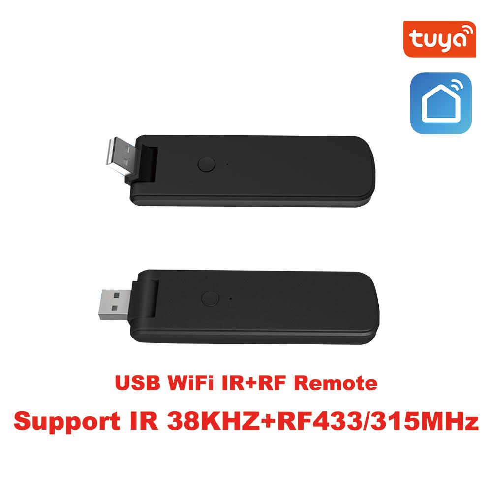 Tuya WiFi Controller RF+IR USB Universal Remote Controller Smart Controller RF Appliances Smart Life