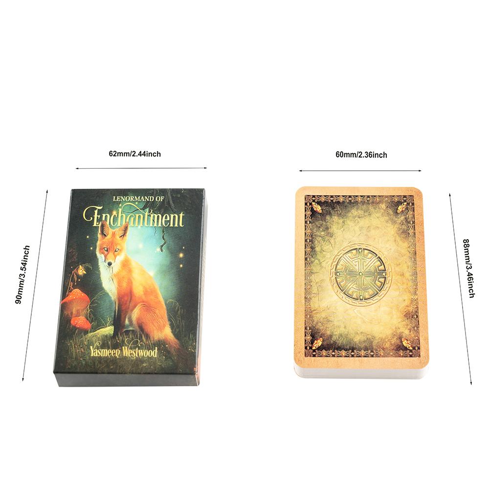 Divination Lenormand Of Enchantment Deck Forparty Card Game Tarot Cards