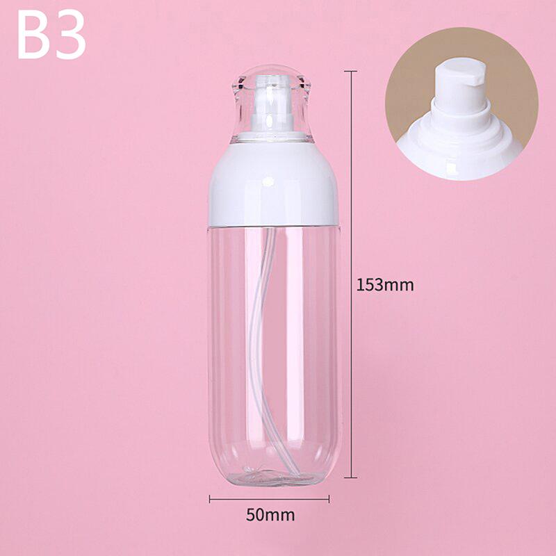 

1 шт. Портативные пустые флаконы для дезинфицирующего спрея, многоразовые флаконы для путешествий, прозрачные пластиковые, нетоксичные и безопасные флаконы для духов as the picture