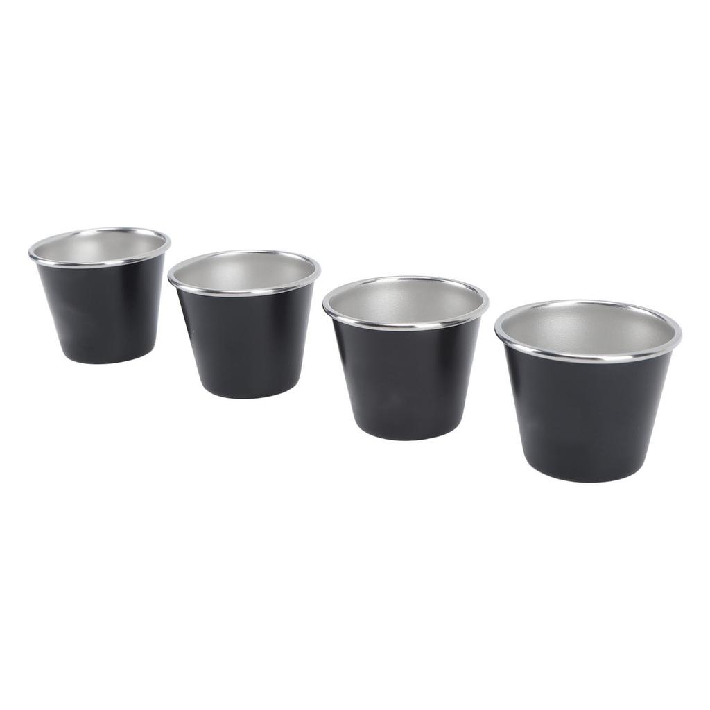 Small Metal Cups 304 Stainless Steel Stackable 5x5x4cm