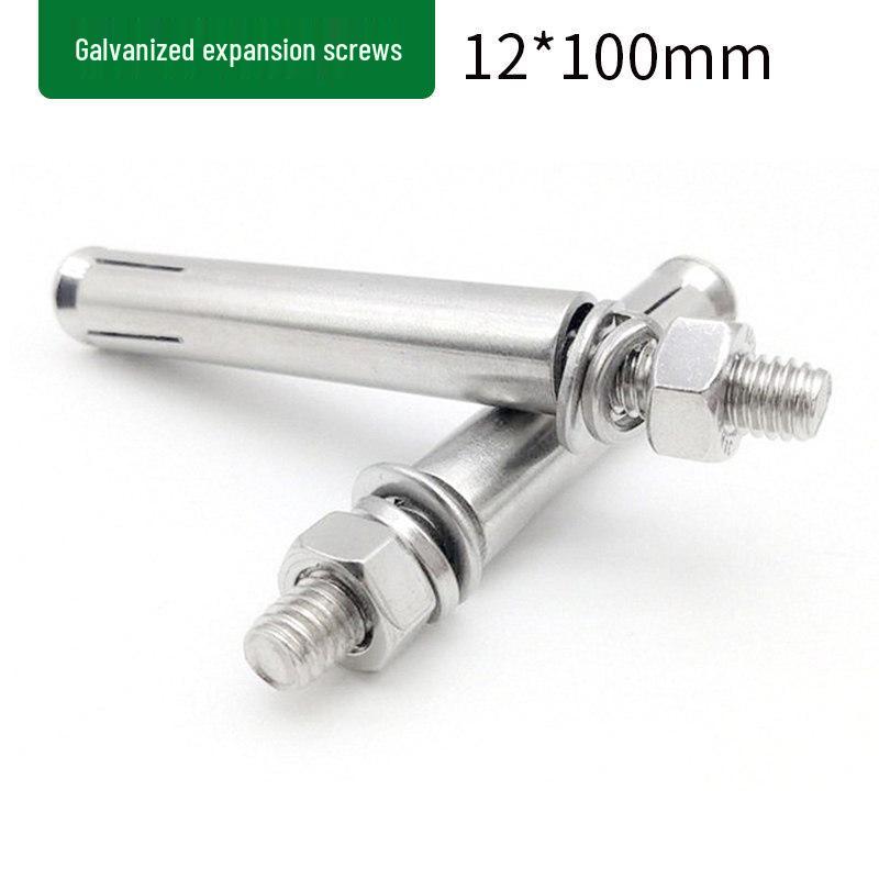 Steel Cable Support L-Bracket with Expansion Screw and Strand Clamp